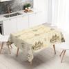 1pc  Vintage  Print Tablecloth,   Dining Table Cover For Home Kitchen Dining Room Decor
