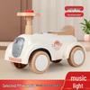 Airud 4-Wheel Anti-Rollover Kids Balance Bike with Music and Lights (CN version)