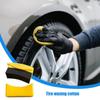 Tire Dressing Applicator Pad Car Wheel Dressing Shine Sponge With Lid Reusable Tire Sponges Applicator Pads Car Wheel Dressing
