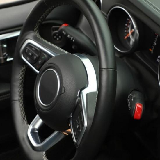 For 18-23 Jeep Wrangler JL ABS Red Car Turn Signal Lamp Wiper Switch Lever Trim