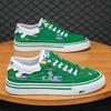 Mens Breathable Canvas Slip-On Sneakers Low Top Casual Shoes Daily Wear