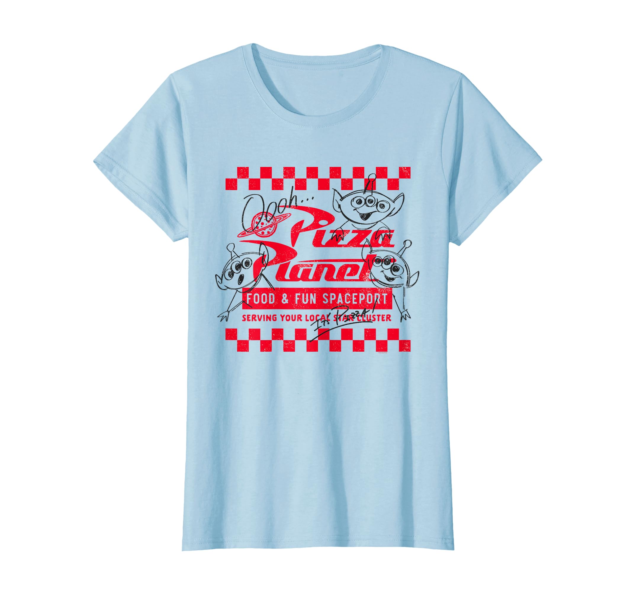 Disney Pixar Toy Story Pizza Planet Alien Graffiti Style Oooh... T-Shirt