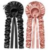 Double Layer Sleeping Cap No Heat Hair Curling for Women, Adjustable Curls Satin Bonnet, Medium, Long Hair, Braids, Dreadlocks Women