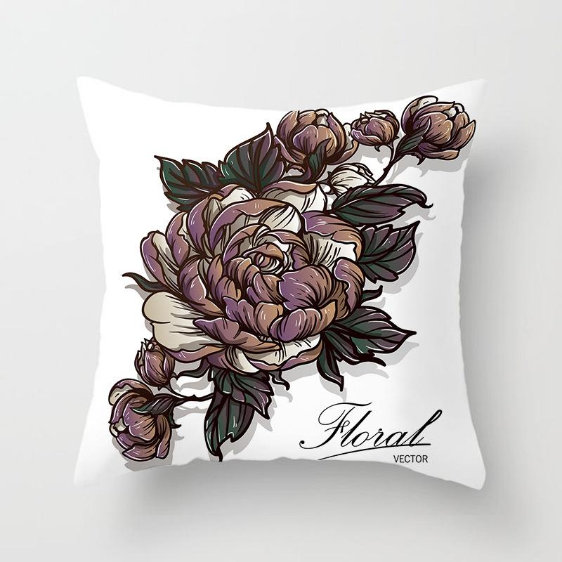 Japanese Ninja Character Digital Single-sided Printing Sofa Pillow Cushion Cover Home