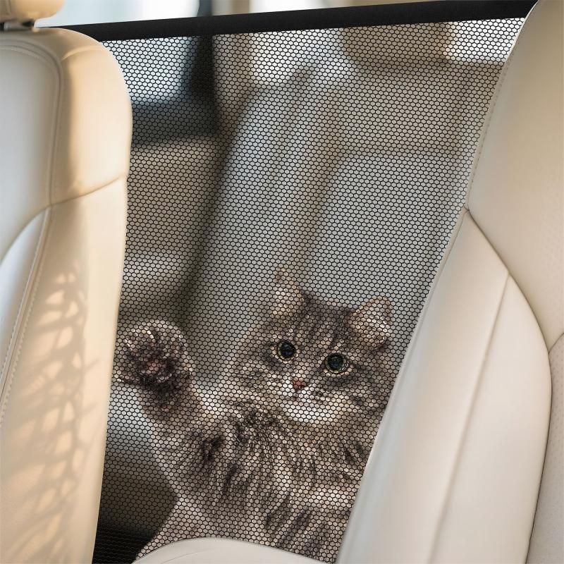 Car Trunk Fence Pet Dog Cat Isolation Protective Net Sturdy Durable Elastic Isolation Nets Pets Safety Fence For Any Vehicle
