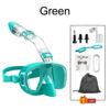 Snorkel Mask Foldable Anti-Fog Diving Mask Set with Full Dry Top System for Free Swim Professional Snorkeling Gear Adults Kids