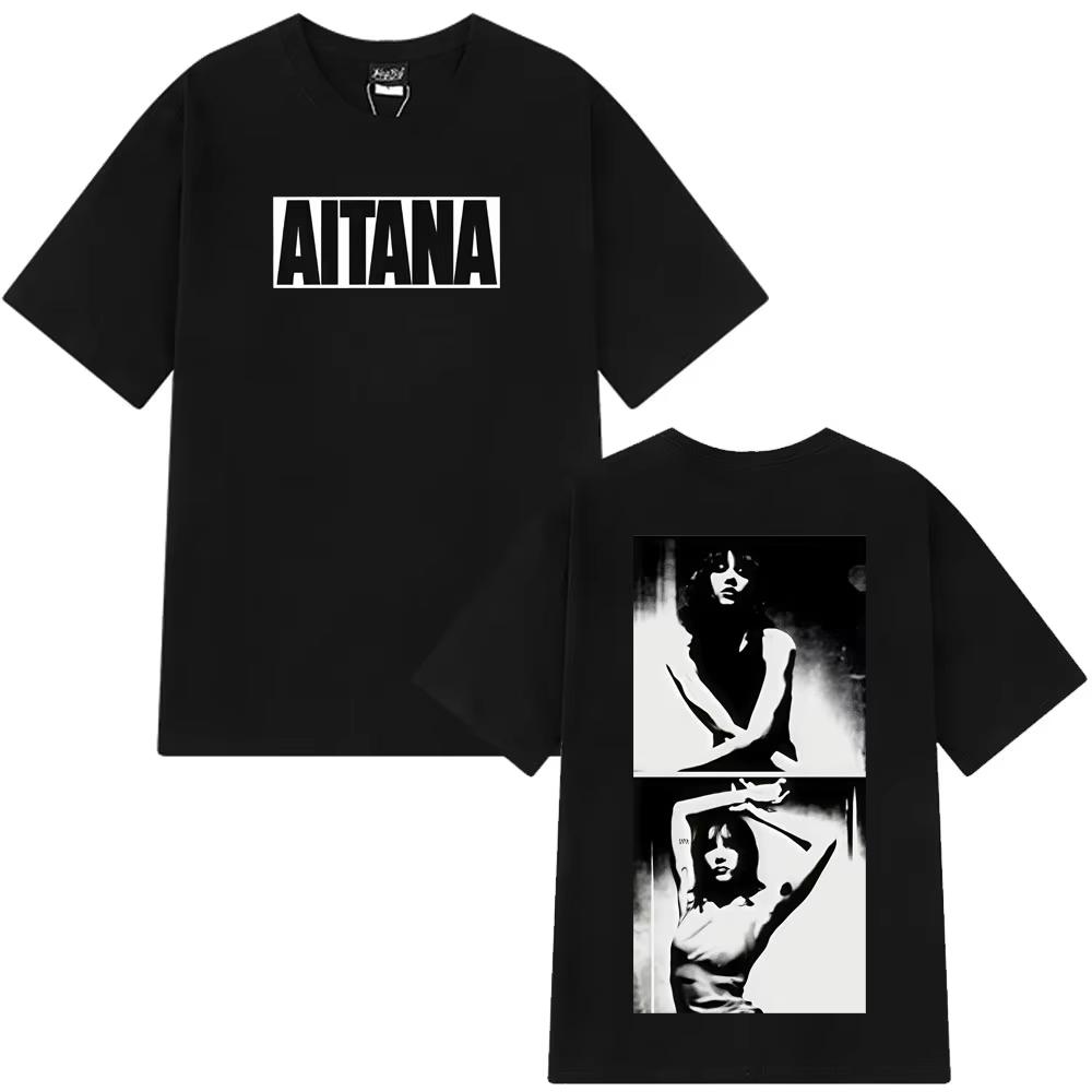 

2026 Hot Sale Singer Aitanas Print TShirts Men Women Short Sleeve Vintage T Shirt Summer Cotton Fashion Hiphop Tshirts XL