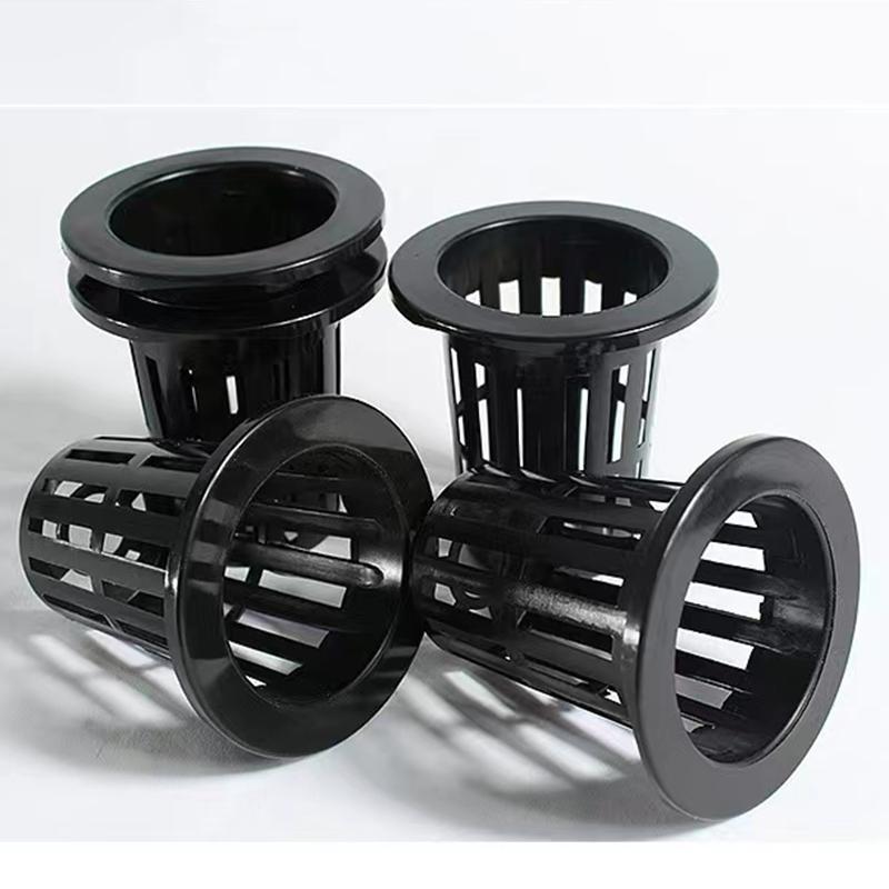 10pcs Aquarium decoration Hanging fish tank Mini Plastic Pot Polka Water potted planting cylinder cup aquarium accessories Black