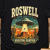 Roswell Visitor Center Shirt, Roswell New Mexico Tee, UFO Shirt, Alien Abduction Shirt, Retro Desert Travel Tee, UFO Gift