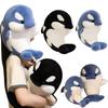 Kawaii Killer Whale Plush Toys Stuffed Orcinus Orca Fish Doll Marine Life Shark Cartoon Soft Sleep Pillow Kids Girls Baby Gifts