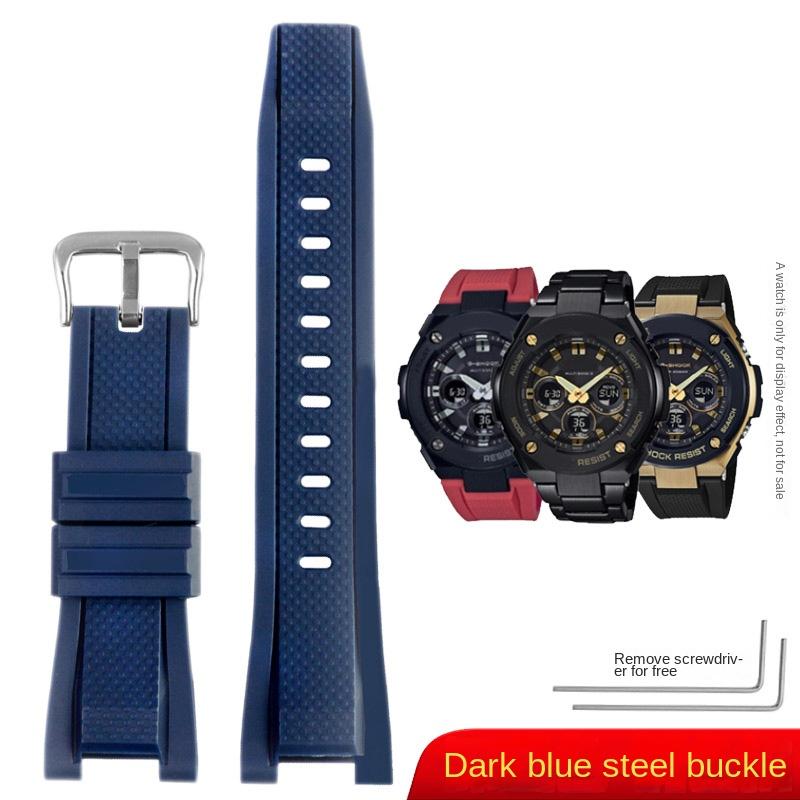 Pro Casio G-Shock řemínek k hodinkám GST-210 GST-W300 GST-400G GST-B100 S100D/S110D/W110 Kovový řemínek Náramek na hodinky z nerezové oceli
