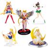 Sailor Moon Figur Anime Cartoon Jupiter Makoto Venus Minako Tsukino Hase Puppe Spielzeug Kleine Prinzessin Kuchen Dekoration Ornamente