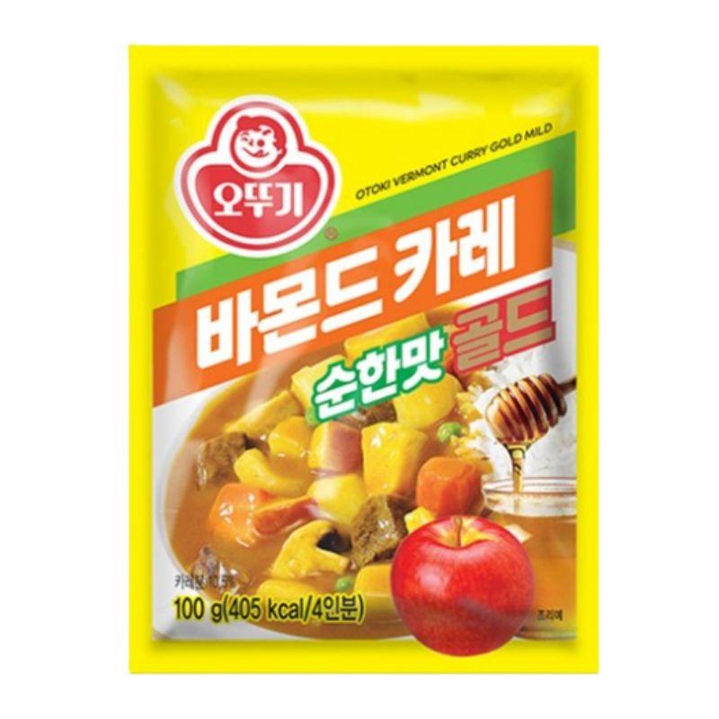 Otoki Vermont Curry Gold Mild Flavor Korean Curry Powder 100g, 1ea/3ea 1ea