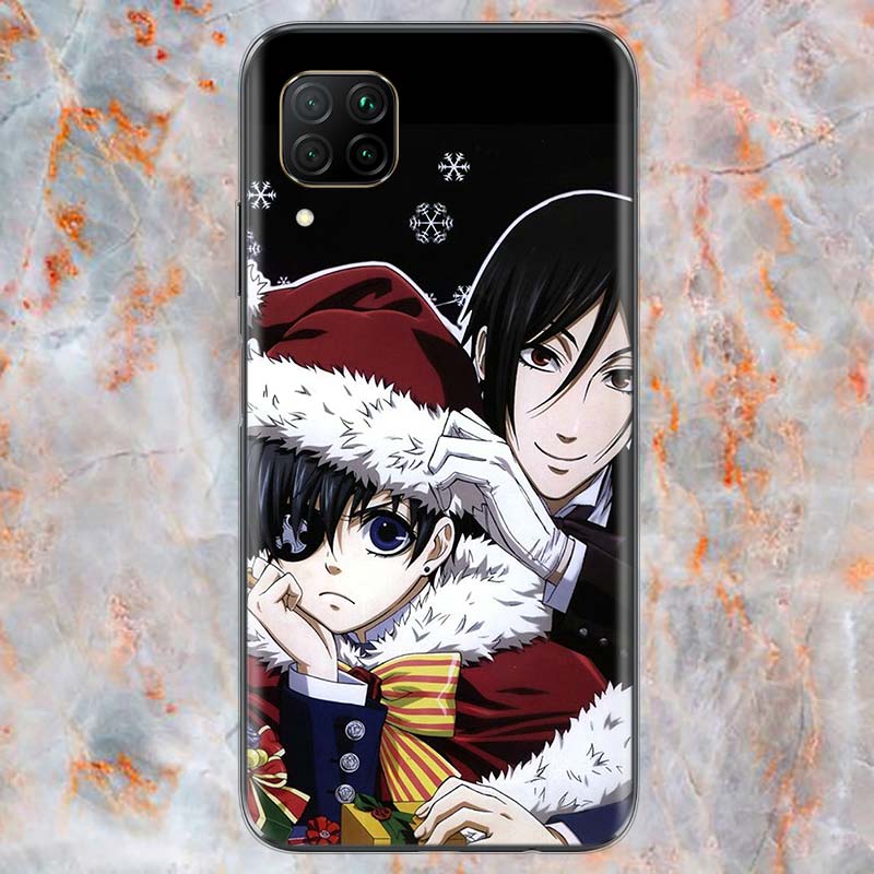 Butler Anime Cartoon For Huawei Mate 40 30 20 20X 10 RS P Smart 2021 2020 Z S Pro Plus Lite 2019 Phone Case Shell