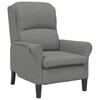 Armchair Dark Grey 76 X 94 X 102 Cm Microfiber
