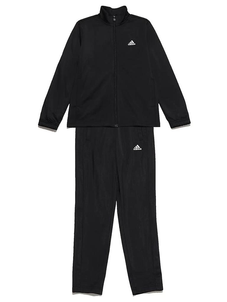 Adidas Essentials Big Logo Tracksuit Set Size 130 Kids' (ECL69), Top Black/White, Bottom Black/White (IC5686),