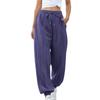 Women's Drawstring Trousers Solid Color Casual Sweatpants