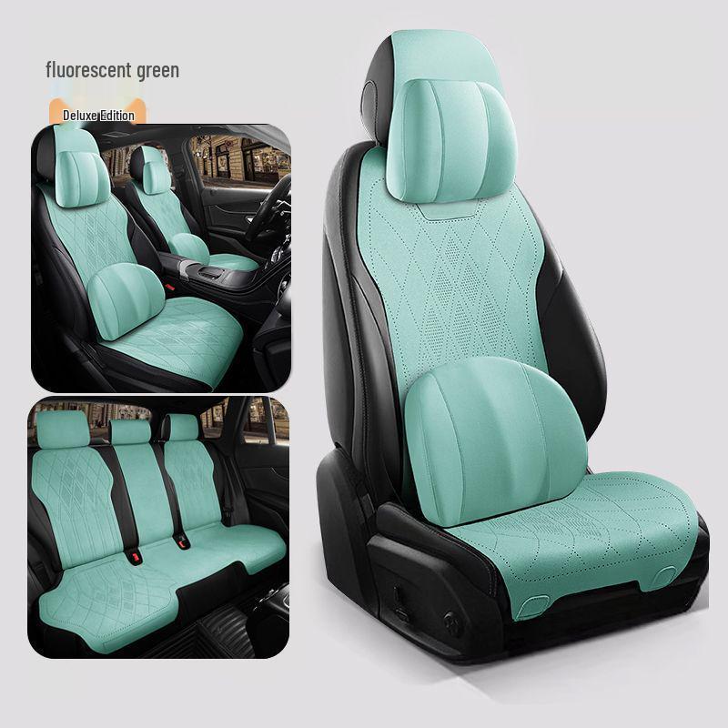 Volkswagen Käfer Vier Jahreszeiten Wildleder Sitzkissen: Atmungsaktive, Belüftete, Dünne Sattelunterlage.