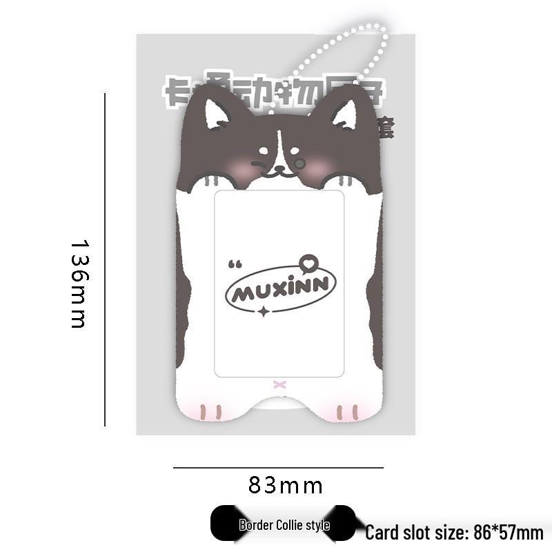 

Muxinn 3-дюймовый мультяшный держатель для ПВХ-карты в виде данго с животными: Идеально для защиты проездного, карточки на питание или удостоверения личности