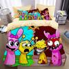 Ensemble de literie Sprunki Imprimé 3D Jeu de Musique Housse de couette Taie d'oreiller Simple Double Queen Twin Full Size Housse de couette Pour Enfants Garçons