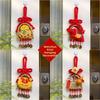 Copper Coin Mini Broom Hanging Ornaments Chinese Knot Door Handle Pendants  Wall Ornament