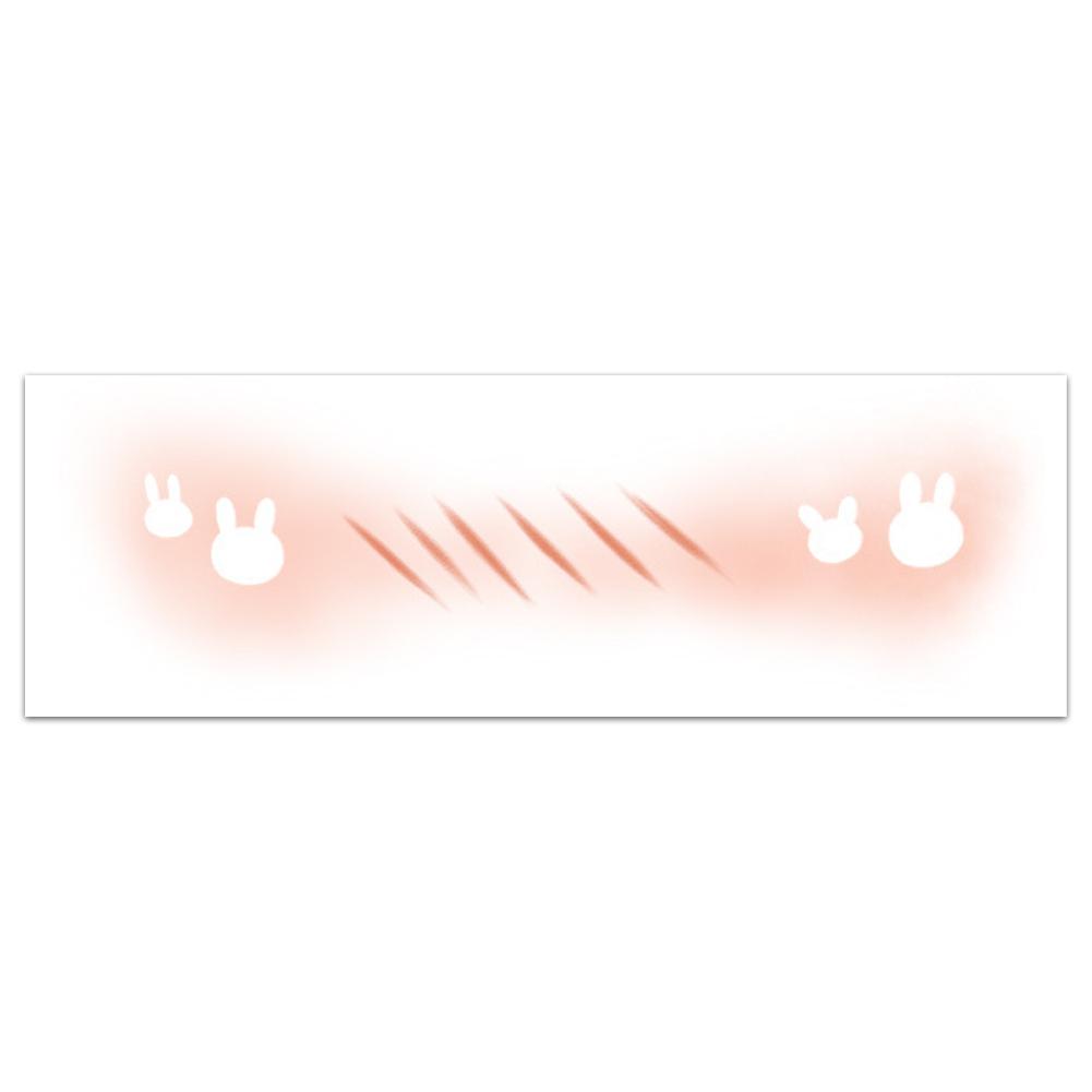 Christmas Makeup Face Stickers Disposable Sweet Blusher Tattoo Rabbit Sticker Deer Gift J4E9