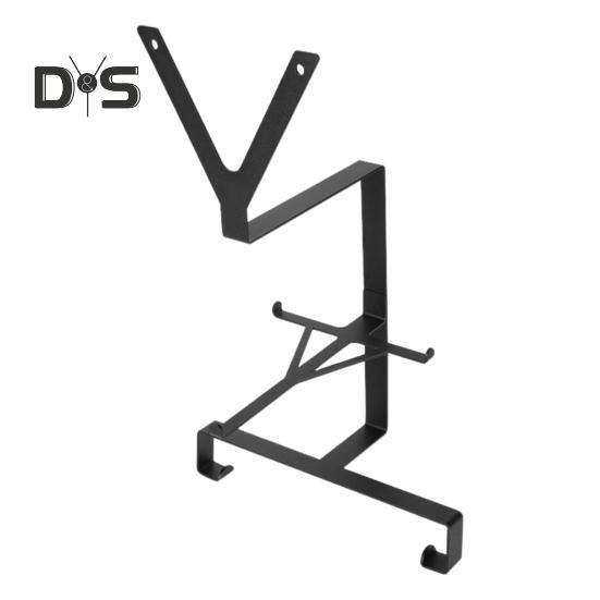 

Настенный держатель для шлема мотоцикла, прочный стальной мотоциклетный спортивный шлем для велосипеда, очки, обувь, насос, стойка для демонстрации велосипедного оборудования чёрный