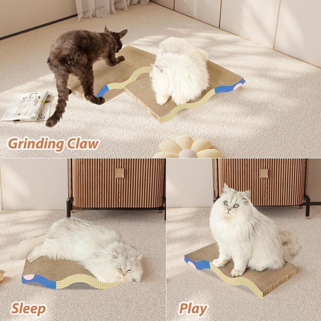 Cat Scratcher Cat Scratching Board Interactive For Protecting Furniture Kitten Pet Mental Physical Exercise Play Scratch For