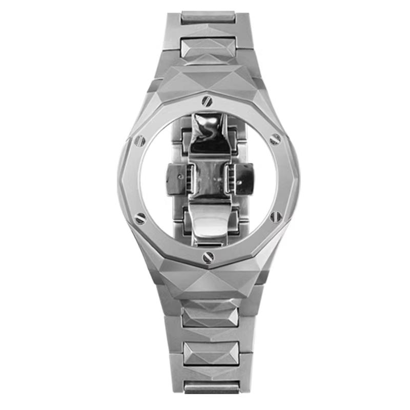 GA2100 GA-B2100 For Casio Farmhouse Oak GA-2110 Modified 316L Octagonal Metal Case Strap Watch Accessories