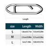 100Pcs High Strength Fishing Snapping Swivels Lures Connector Quickly Change Fishing Snapping Clip Fishing Accessories
