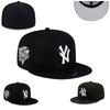 Unadjustable Flat Brim Baseball Cap Cotton Linen Embroidered Hip Hop Hat Men Women Streetwear