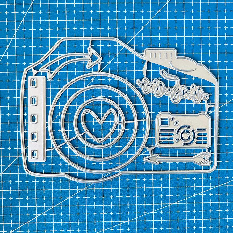 

Камера Вырубки для Изготовления Открыток, Режущие Штампы, Металлическая Форма для Вырубки, Штампы для Скрапбукинга, DIY Травленый Трафарет для Тиснения для Поделок dies серебряный