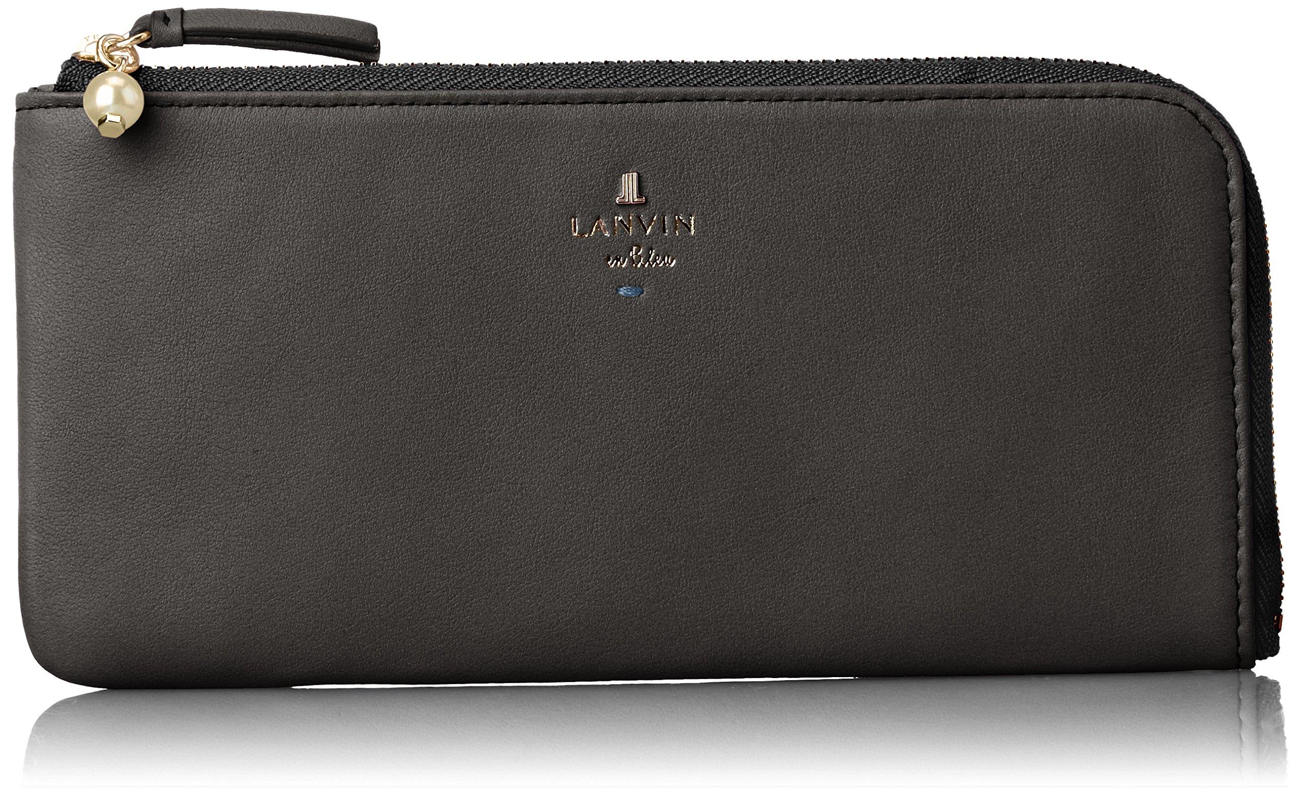 

on L Zipper Long Wallet Chappelle Black [Lanvin Blue] Women s чорний