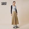 BENLAI Women's Cotton Workwear A-Line Skirt