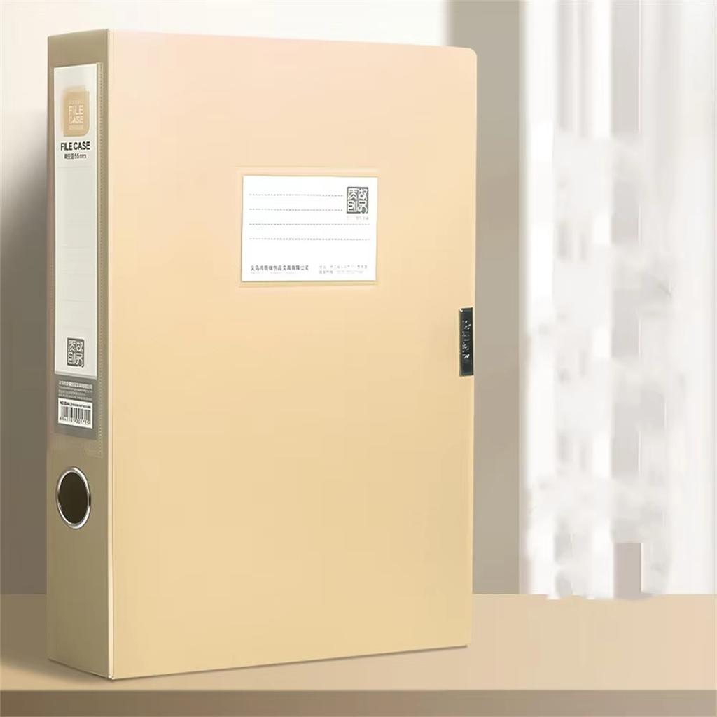 Morandi Folders - PP Thickened Supplies, Foldable A4 Size, Vintage Color, Plastic File Organizers