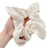 Elegant French Bows Scarf Scrunchie Headbands Hair Accessory For Women Soft Fabric Hair Tie Multipurpose Styling