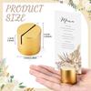WTEMPO Table Number Holders Wedding Place Card Holders Mini Cylinder Shaped Design Desktop Stands for Paper & Photo Picture & Menu Tag Display