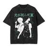 Japanische Sommer-Ästhetik Grafik-T-Shirt und Kinder-T-Shirt Vintage Anime-Stil Unisex