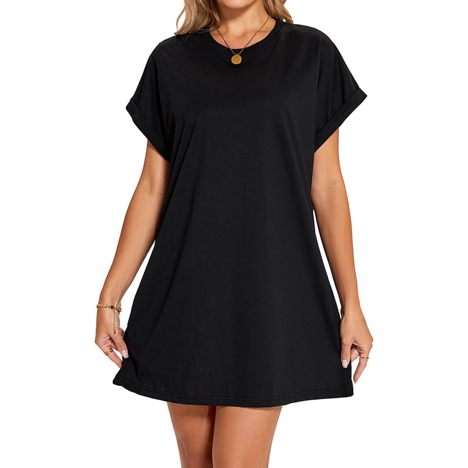 

Women s Casual Sleeveless Sundress Plain Long Summer Beach Maxi Dress L чёрный