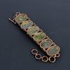 Flourite Jewelry, Copper Electroformed Gemstone Bracelet, Handmade Jewelry, For Memorial Day