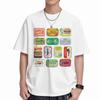 Beach Skate Surf Sardine Coastal Fisherunisex Short Sleeve Tee 100 Cotton Tshirt