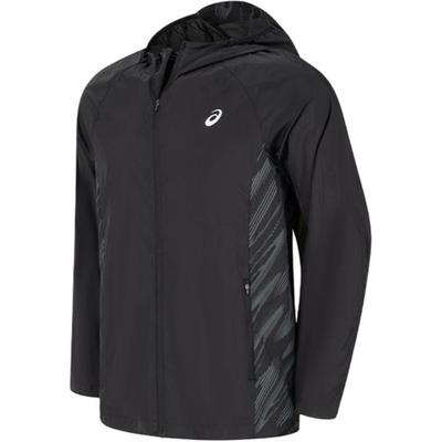 Reflective Print Zip-Up Hooded Long Sleeve Jacket Men Jackets 2011D461-001