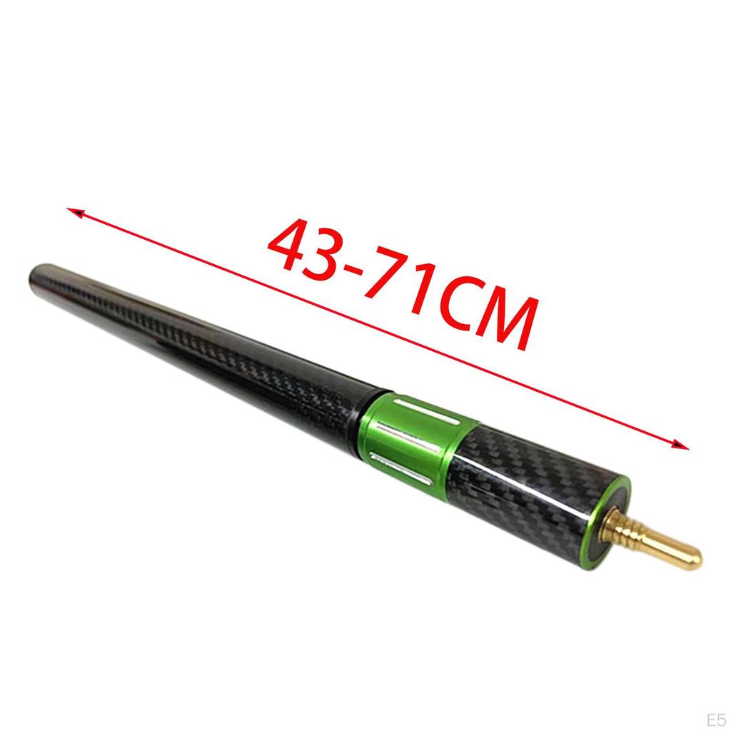 Pool Cue Extension Billiard Carbon Fiber Portable Snooker Comfortable Stick