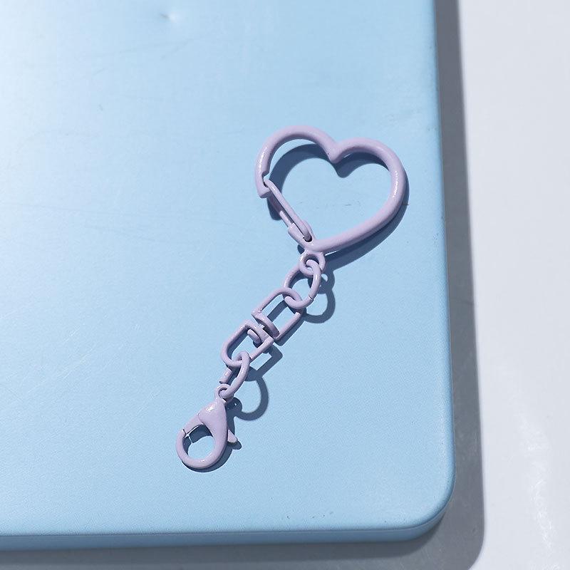 Heart Figure Eight Lobster Clasp Keychain DIY Beads Bag Pendant Accessories