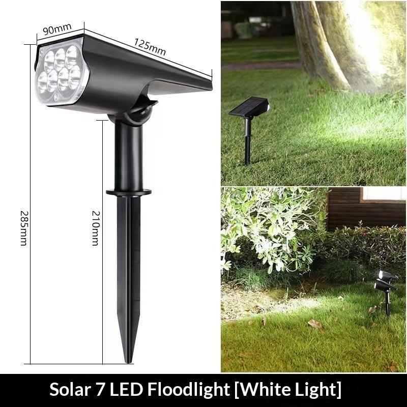 Solar Power Light Adjustable Light Temperature Solar Garden Light Outdoor Ip65 Solar Lamp Super Bright Solar Spotlight