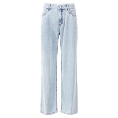 Giovanni Valentino Damen Gerade geschnittene gewaschene Jeans