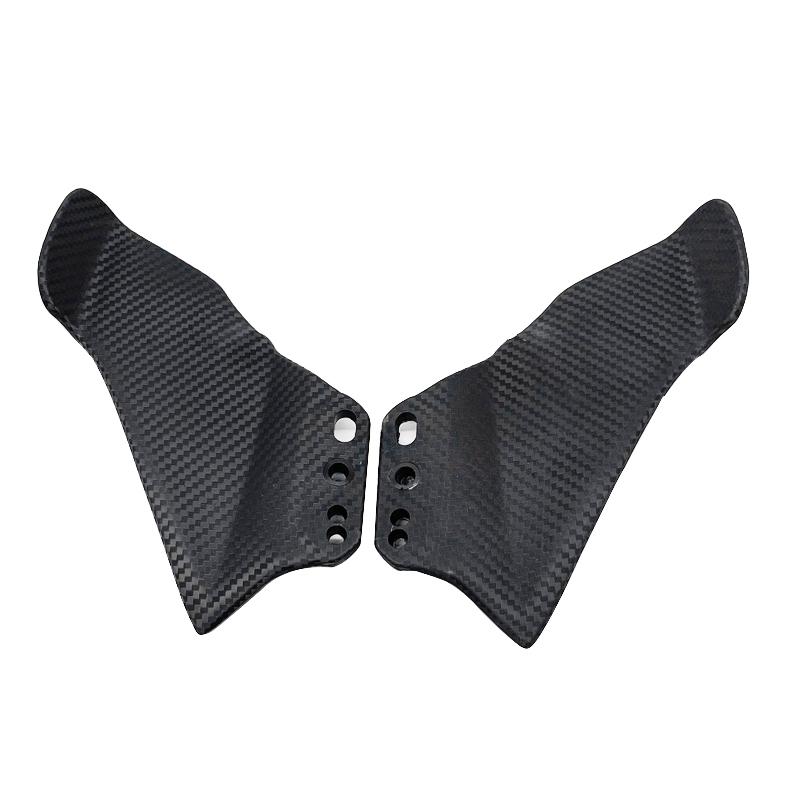 Culoarea carbonului pentru Honda CBR650R Aripi de carenare Protector de aripi pentru motociclete Capac de ornamentare a aripioarelor de vânt Aripi de carenaj CBR 650R