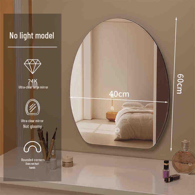 Smart LED Vanity Mirror - Wall-Mounted Dressing Table for Bedroom