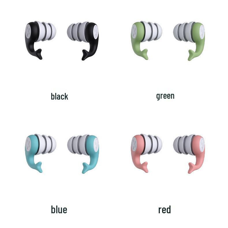 Soundproof Silicone Earplugs: Noise Reduction for Sleep, Waterproof, In-Ear Protection