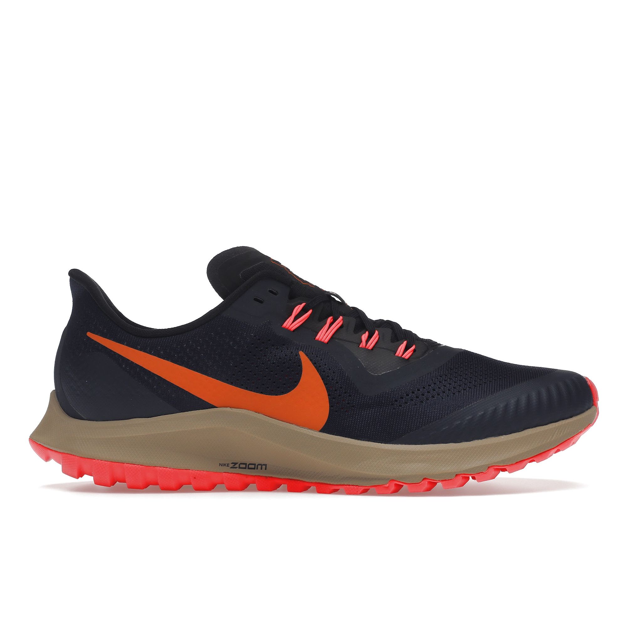 

Кроссовки унисекс Nike Air Zoom Pegasus 36 Trail Obsidian Crimson Blue Black Laser-Crimson AR5677-403